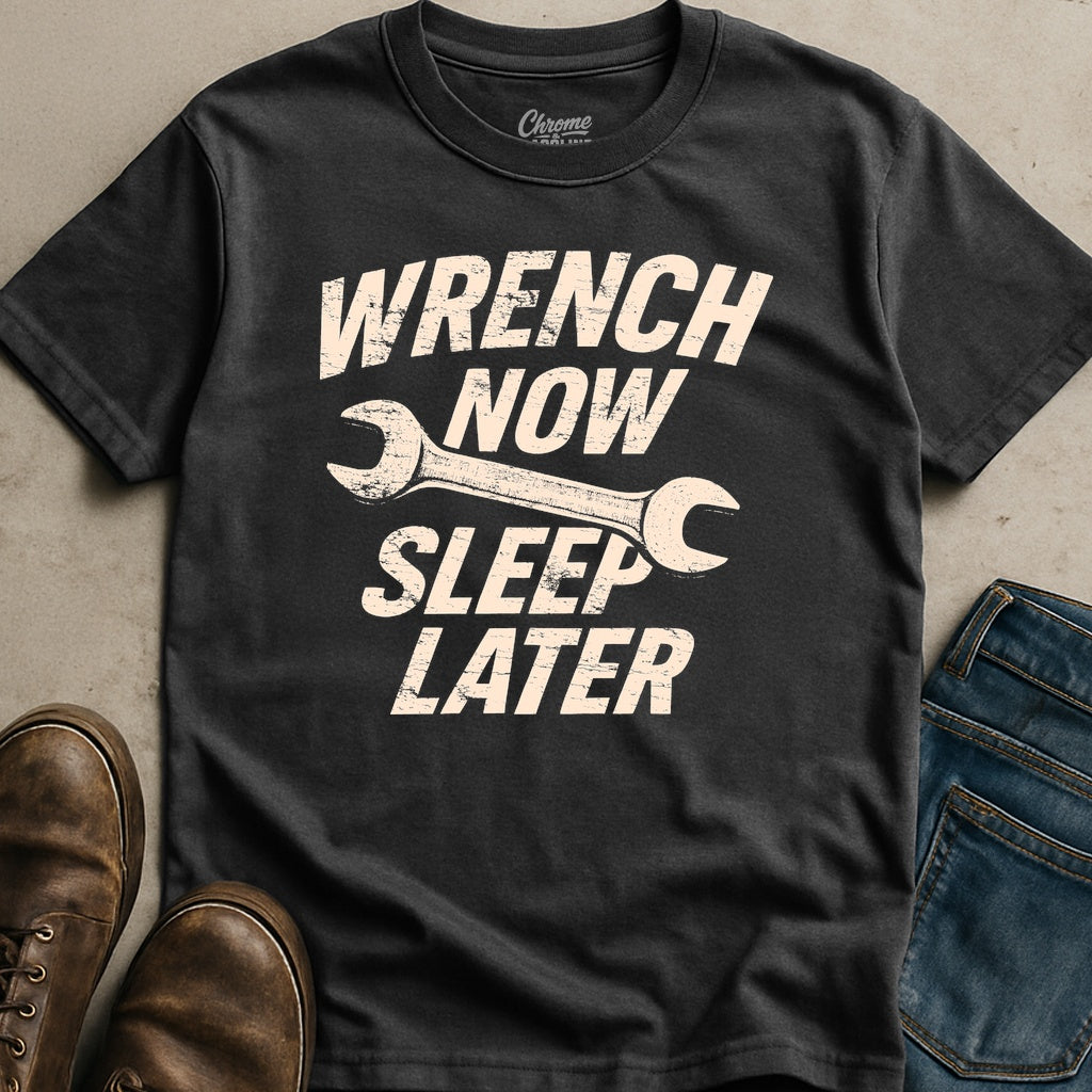Wrench Now Sleep Later T-Shirt