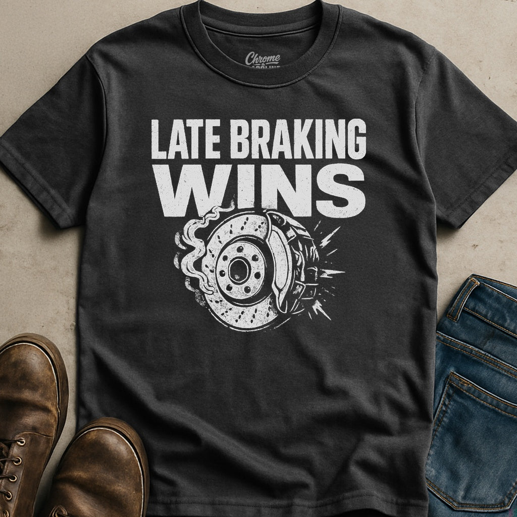 Late Braking Wins T-Shirt