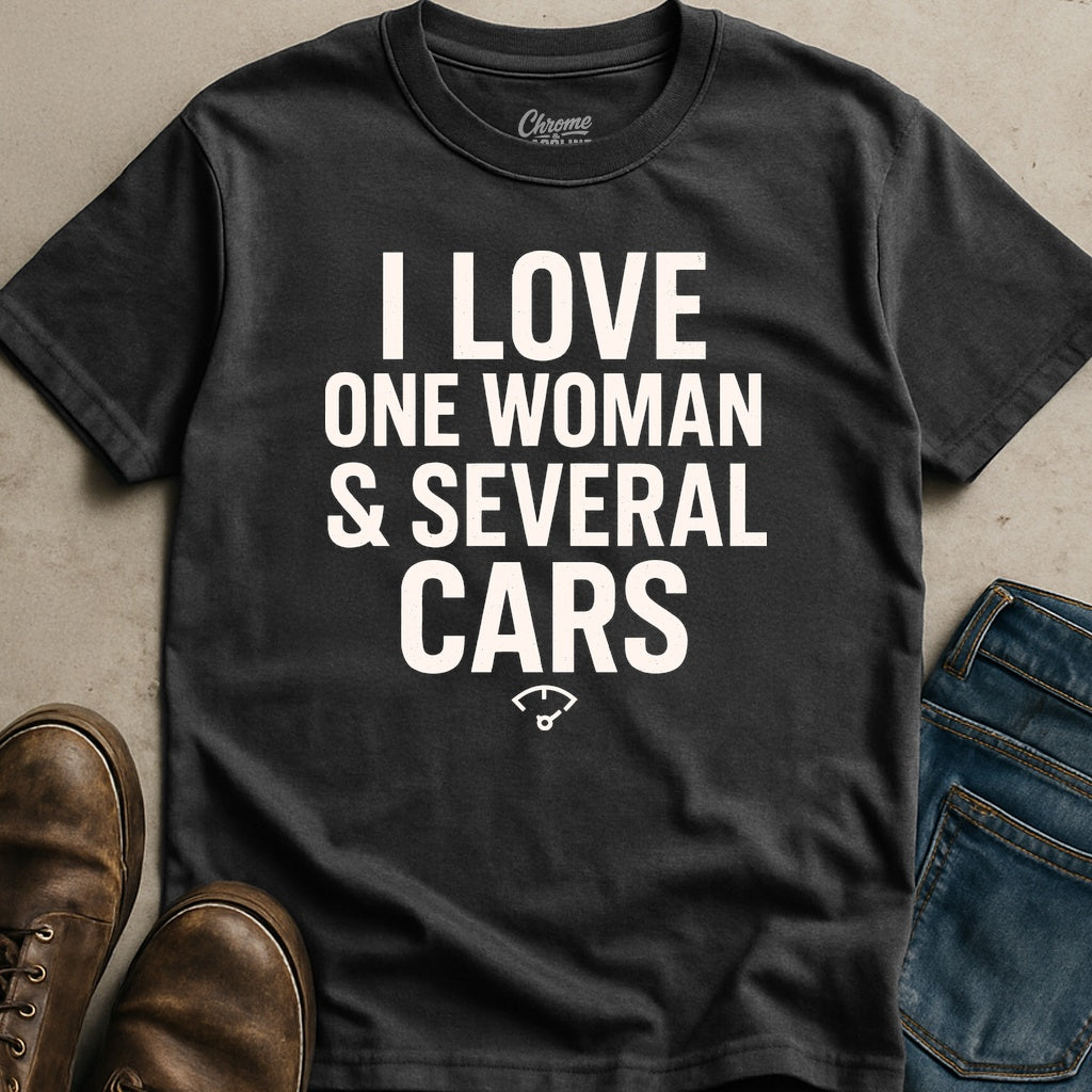 One Woman And Several Cars T-Shirt