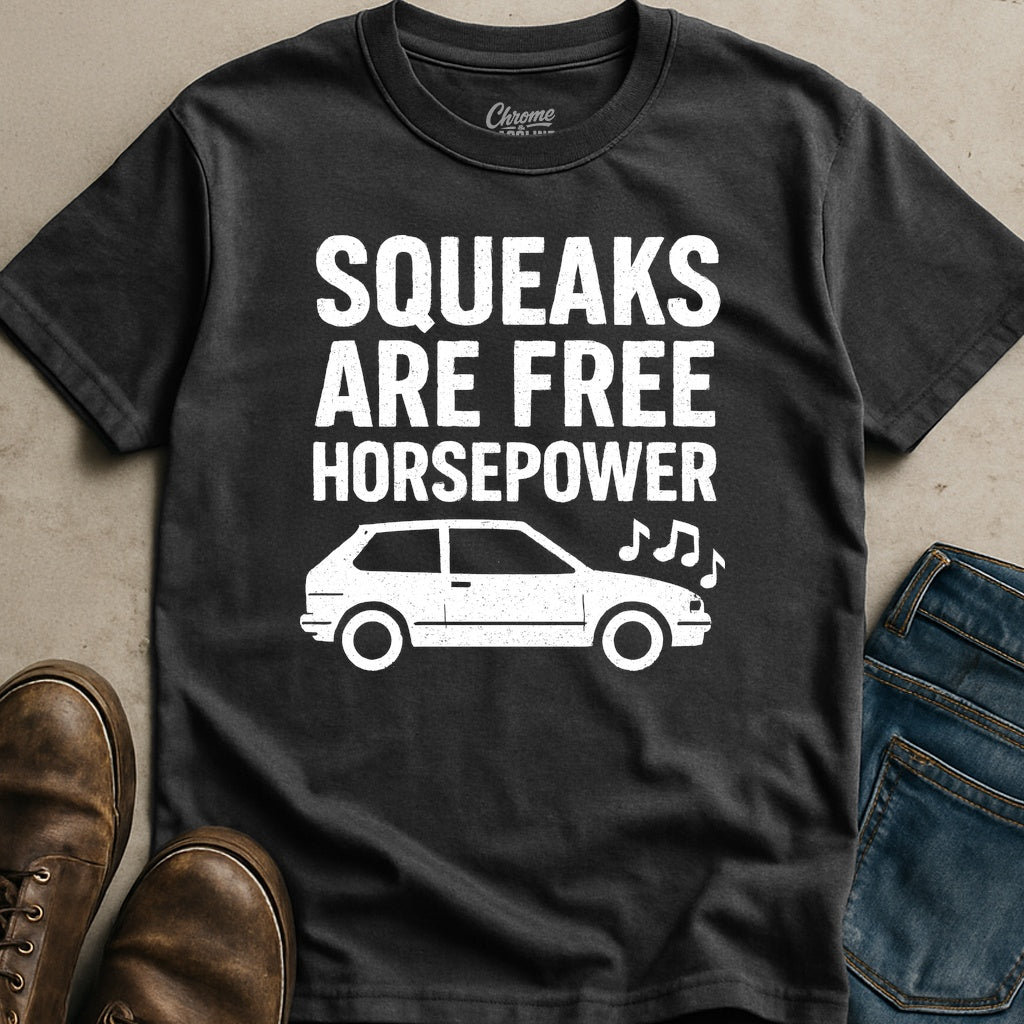 Squeaks Are Free Horsepower T-Shirt