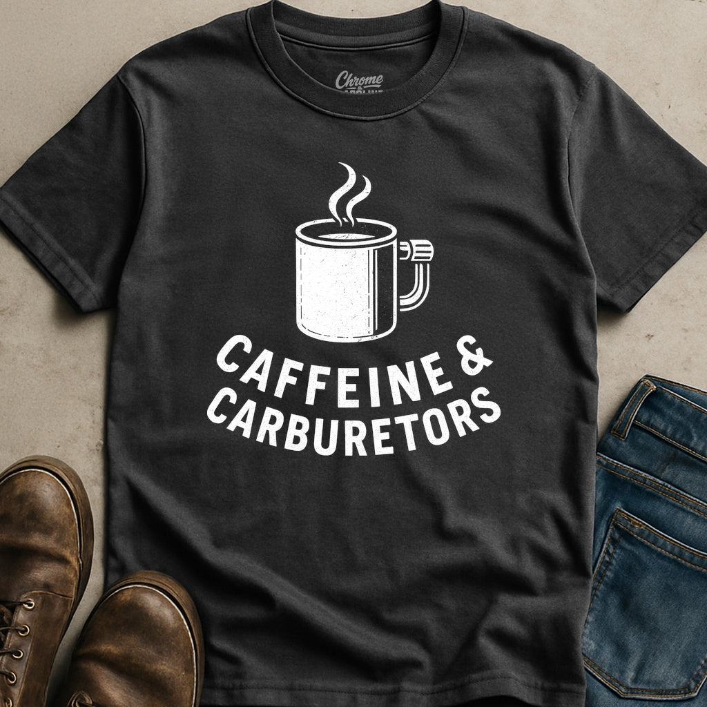 Caffeine And Carburetors T-Shirt