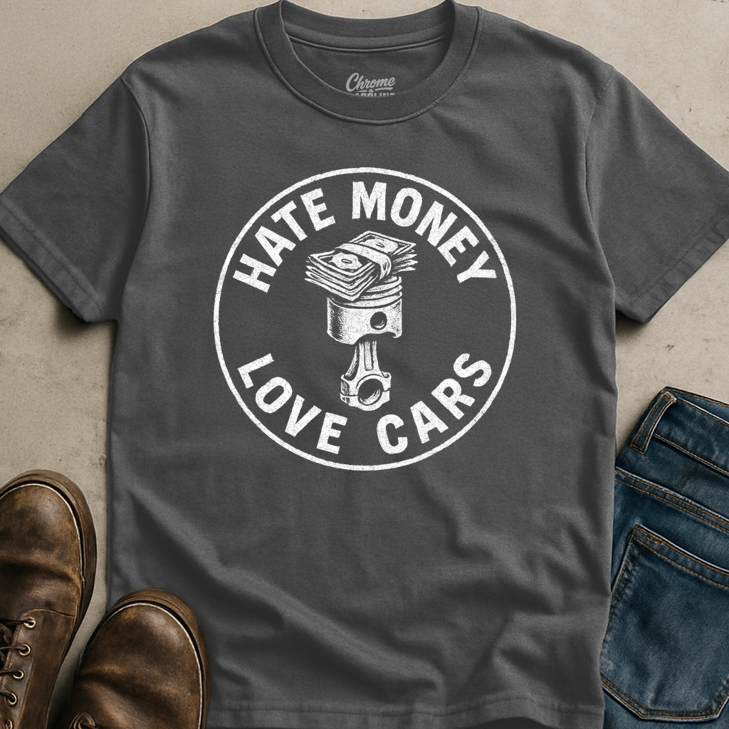Hate Money Love Cars T-Shirt