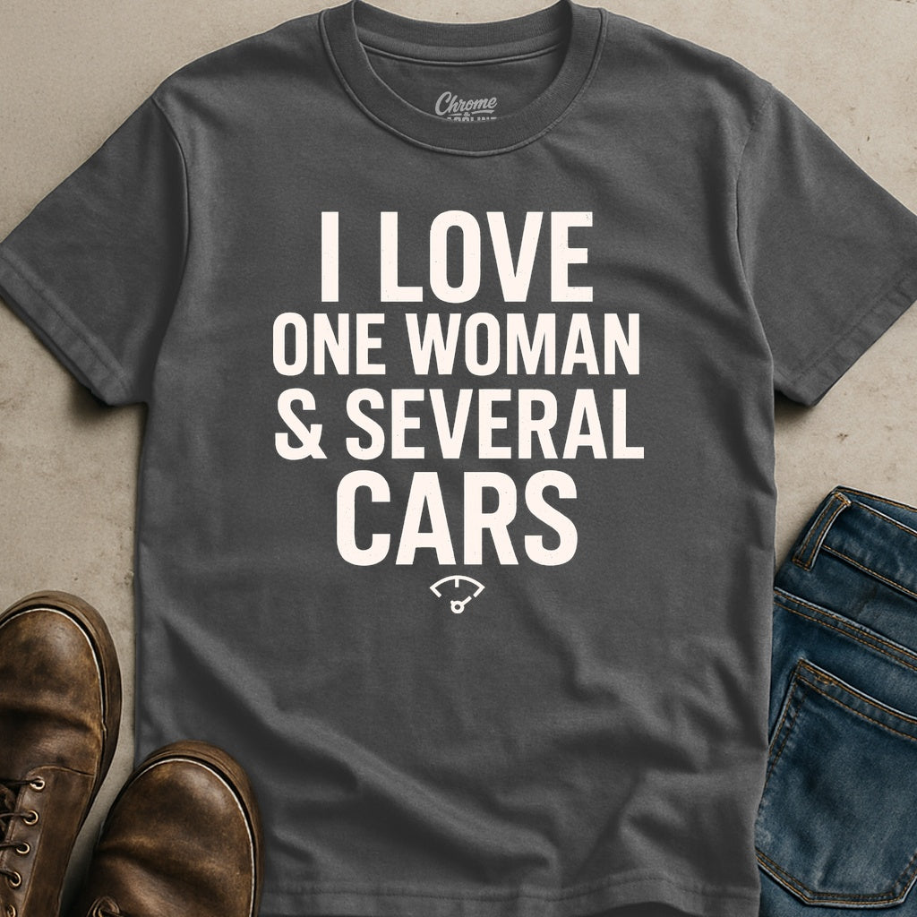 One Woman And Several Cars T-Shirt
