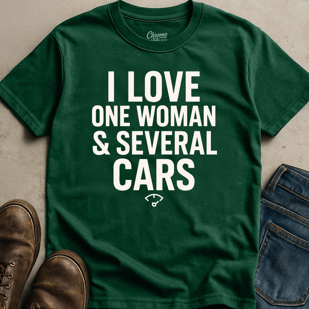 One Woman And Several Cars T-Shirt