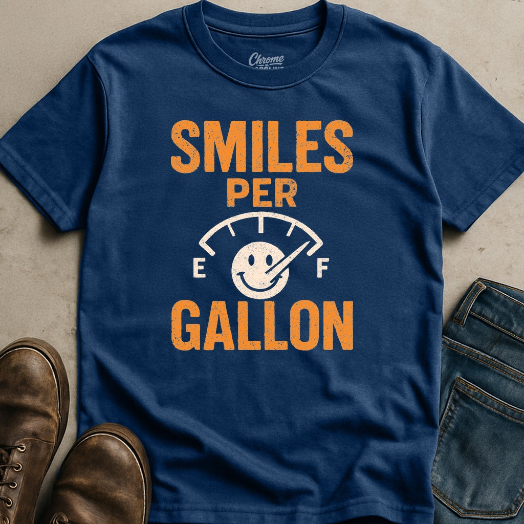 Smiles Per Gallon T-Shirt